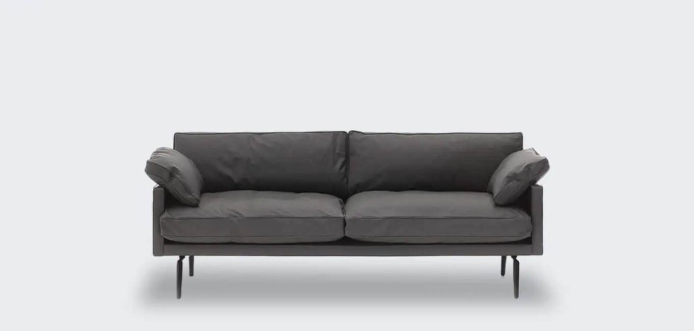 Tan 2 Seat Sofa