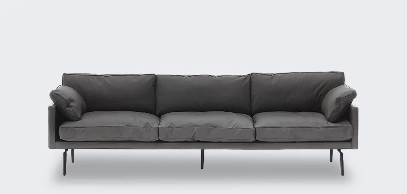 Tan 3 Seat Sofa